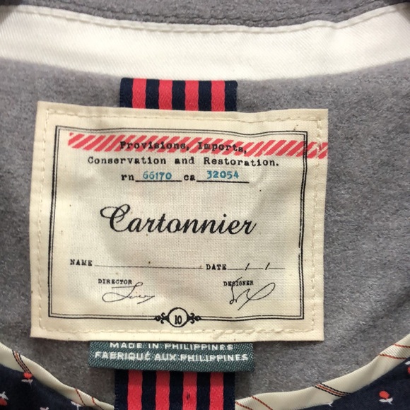 Cartonnier grey wool blend blazer - Picture 2 of 2